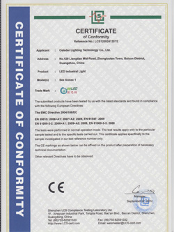 led light ce certification