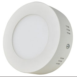 Surface Mounted Round LED Panel Light 6W D120mm 250x250