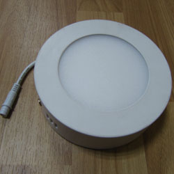 Surface Mounted Round LED Panel Light 9W D145mm 250x250mm