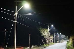 120W Street Light in Pelluhue, Chile