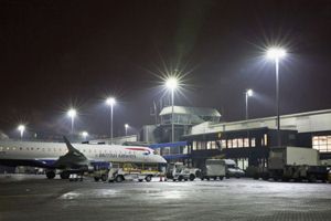 300W LED Floodlight at Glasgow Airport @ UK
